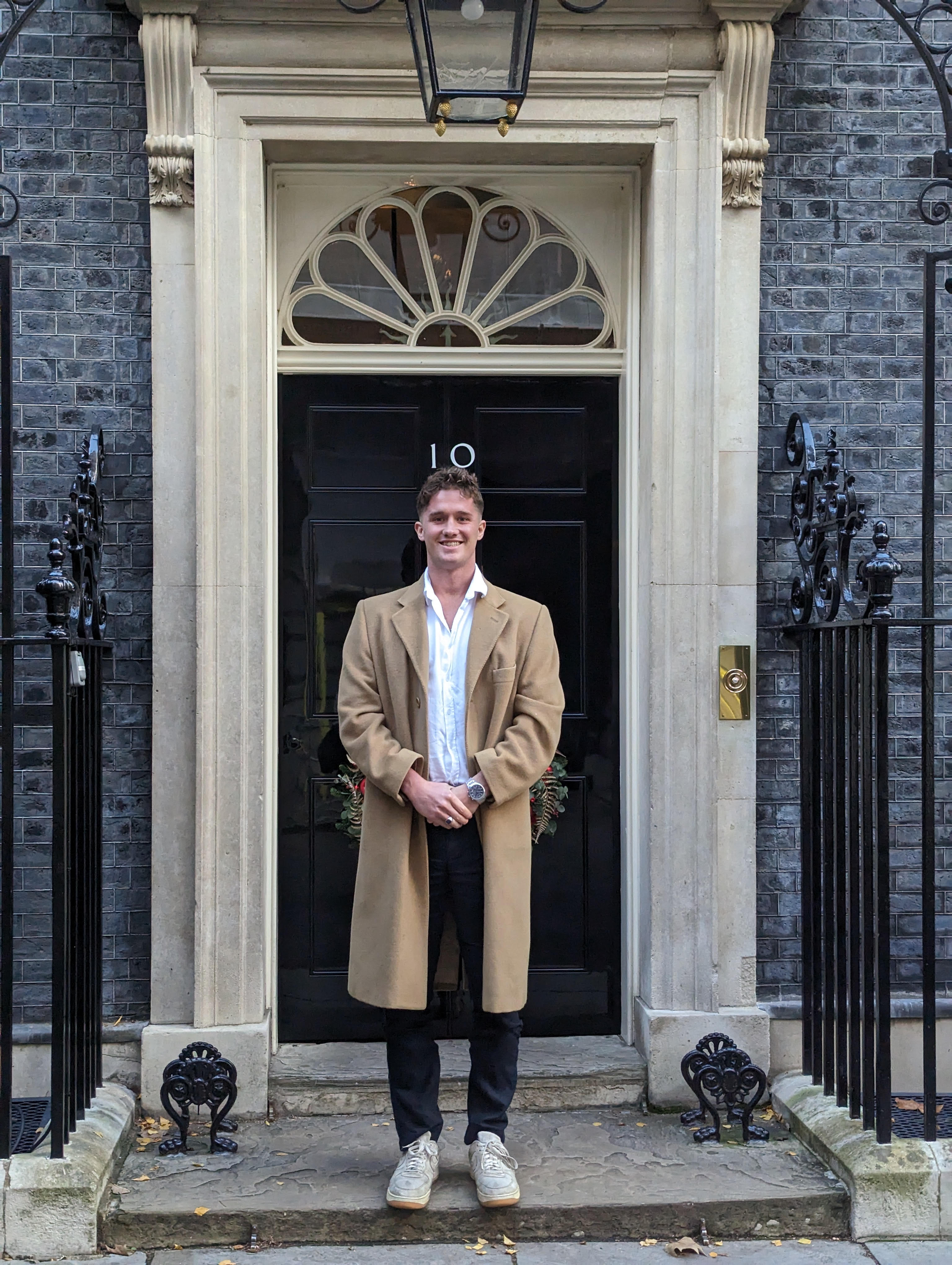 Harry at 10 Downing Street